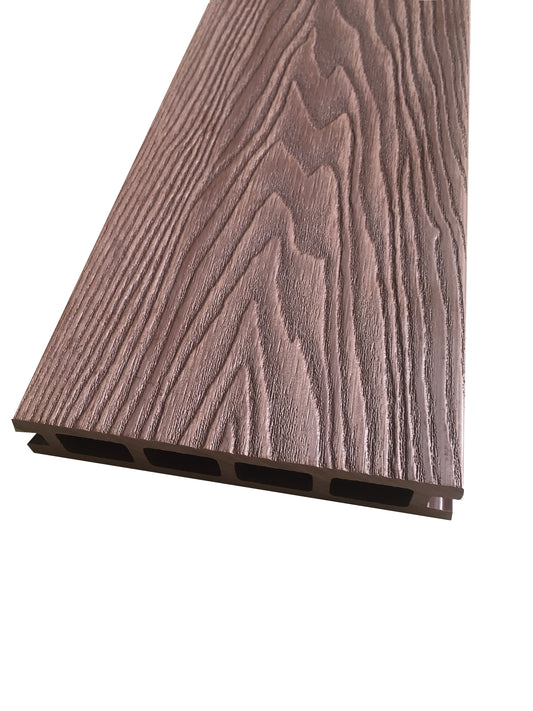 WPC flooring composite 3D embossing decking outdoor